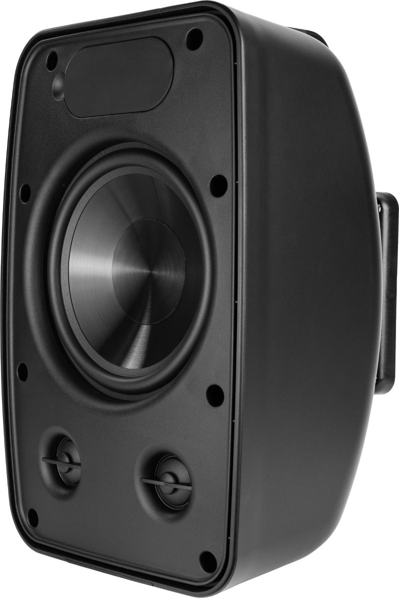 Seasons On-Wall - Outdoor 6.5in PP Dual Twt On-Wall Spkr, BK