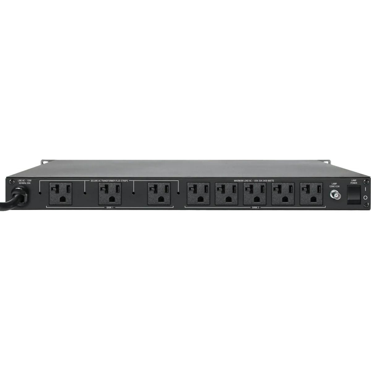 20A 1U Adv\'d Power Conditioner W/SMP, 9 Outlets, 10Ft Cord