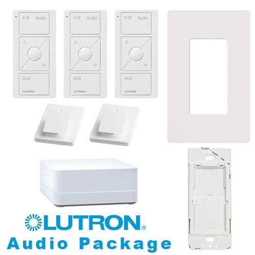 SMART BRIDGE PRO KIT W-WALL DIMMER & 3xPICO, 2xPED WHITE