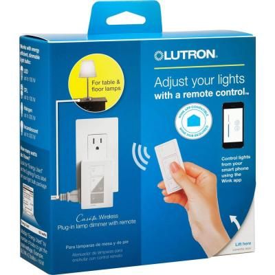 PLUG-IN LAMP DIMMER KIT WITH 3BRL PICO - GLOSS WHITE