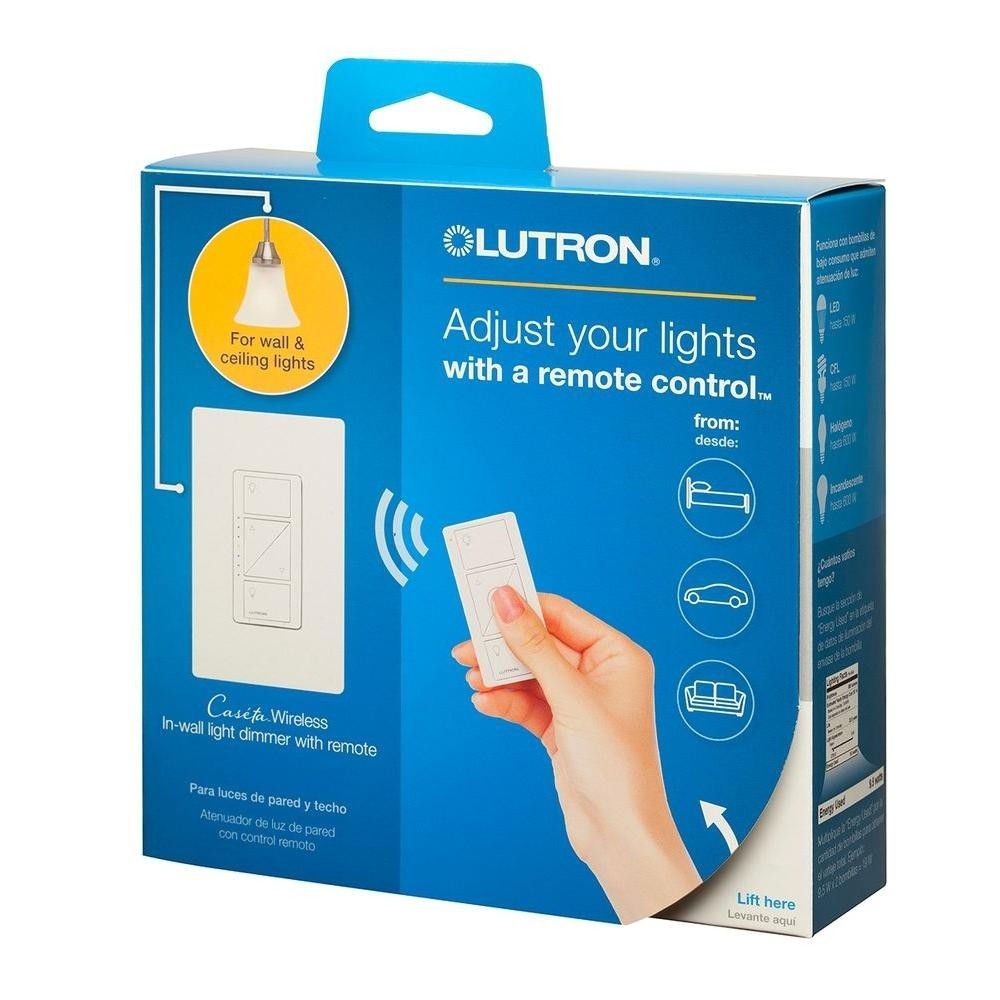 SMART WALL DIMMER KIT WITH 3BRL PICO - GLOSS WHITE