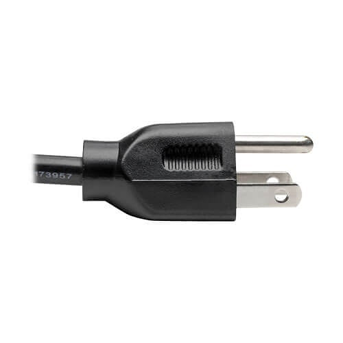 Eaton Tripp Lite P006-020 Desktop Computer AC Power Cable, NEMA 5-15P to C13 10A, 125V 18 AWG, 20\' (6.09 m), Black
