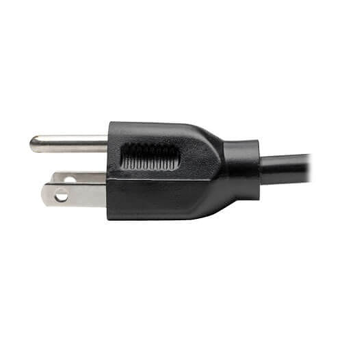 Eaton Tripp Lite P006-020 Desktop Computer AC Power Cable, NEMA 5-15P to C13 10A, 125V 18 AWG, 20\' (6.09 m), Black