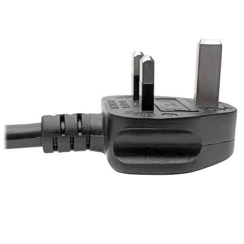 Tripp Lite P052-008 Power Cord Adapter, C19 to BS1363, 13A 250V, UK Plug, 8\'