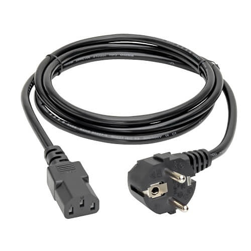 Tripp Lite P054-006 Power Cord Adapter, C13 to Euro Schuko, 10A 250V, 6\'