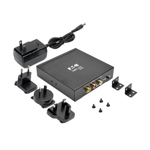 Eaton Tripp Lite P130-000-COMP HDMI to RCA Composite Video Adapter with Audio (F/3xF), Converts High-Quality HDMI Video up to 1080p