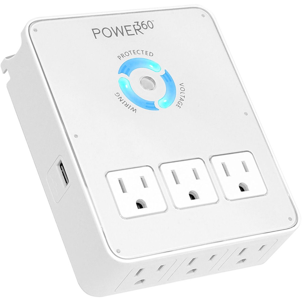 Power360 6 Outlet Wall Tap-Charging Station
