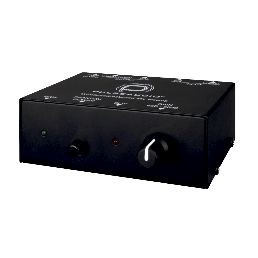 Microphone Preamp - XLR and 0.25inch Inputs and Outputs