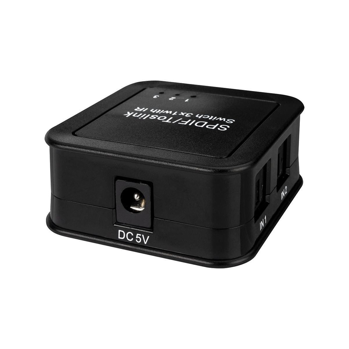 Digital Optical Audio 3×1 Switch with IR
