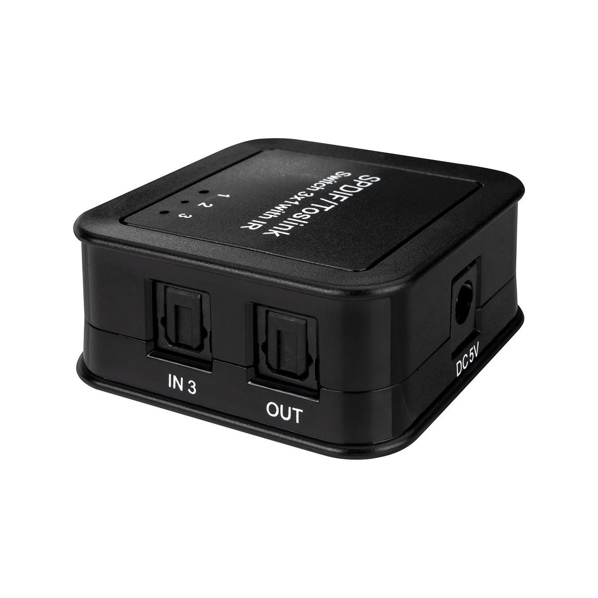 Digital Optical Audio 3×1 Switch with IR