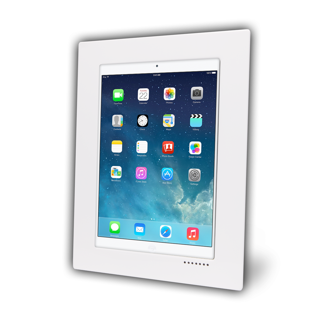 Padimount in-wall bracket for iPad Mini with faceplate  matt