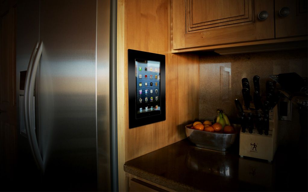 Padimount in-wall bracket for iPad Mini with faceplate  matt