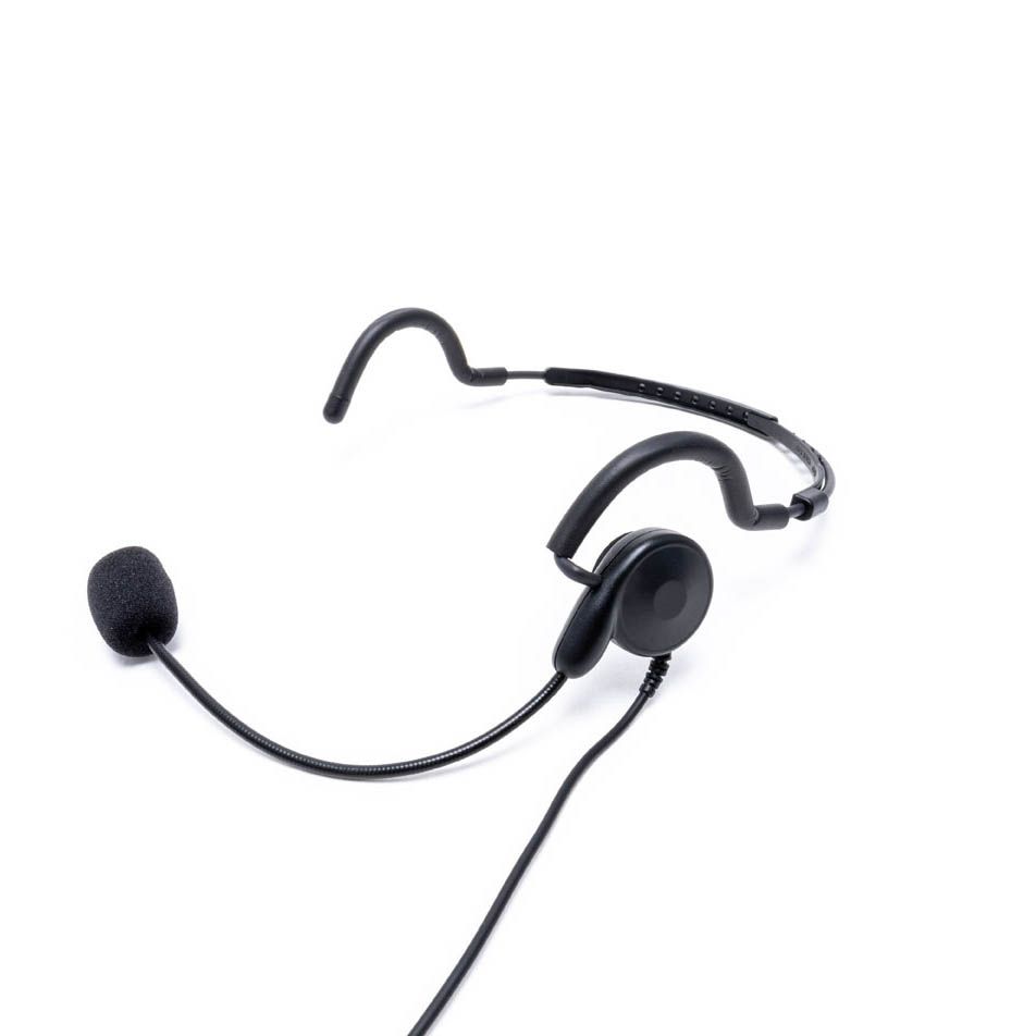 Lightweight behind the ear headset