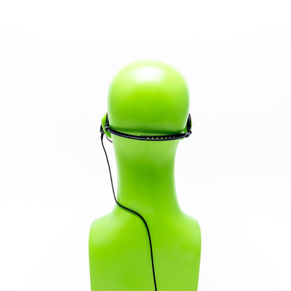 Lightweight behind the ear headset
