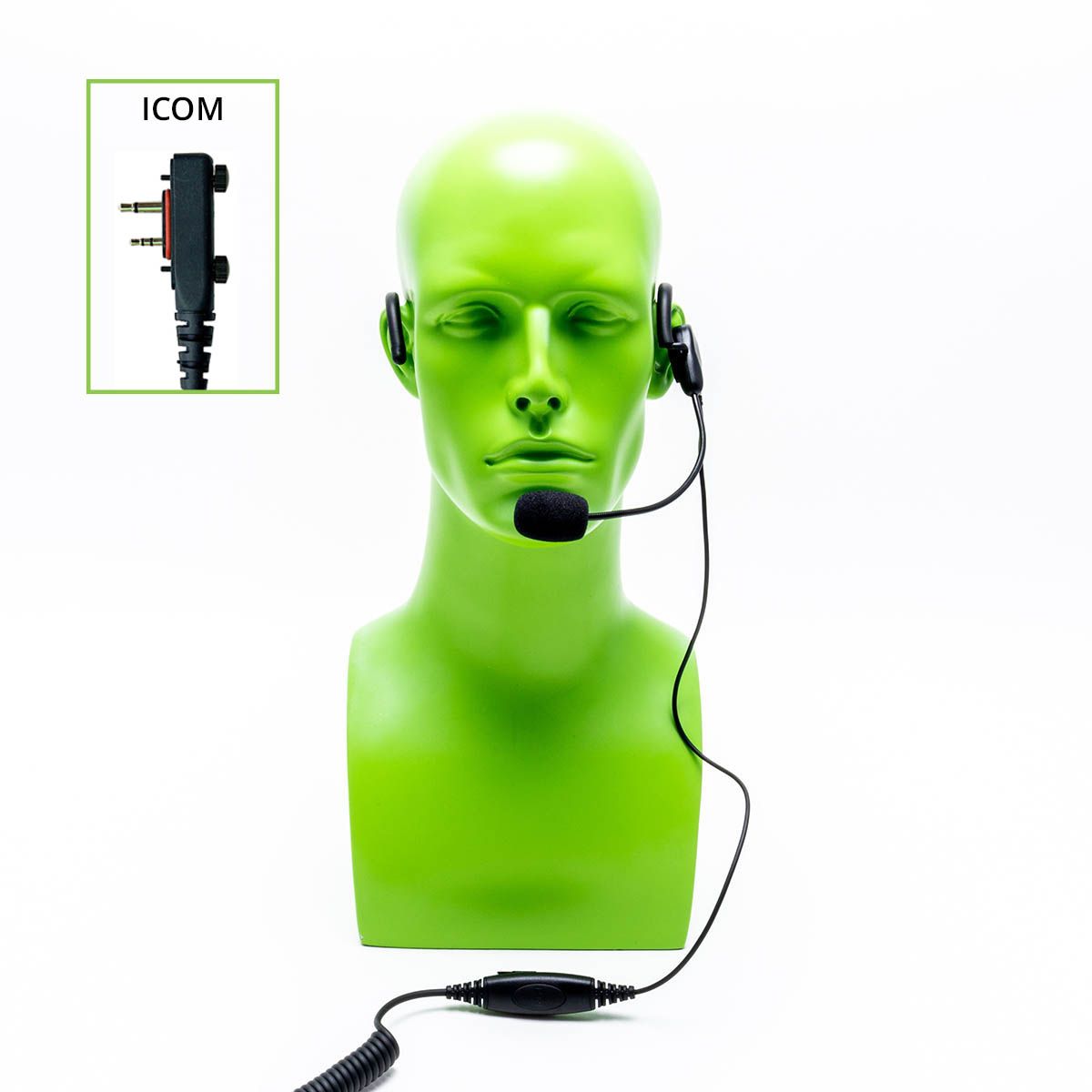 Lightweight behind the ear headset