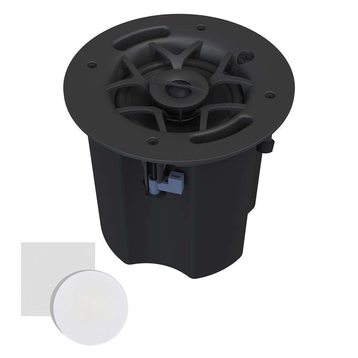 In-Ceiling 5.25in 70v/100v OP Speaker 60w, 120 Deg, White