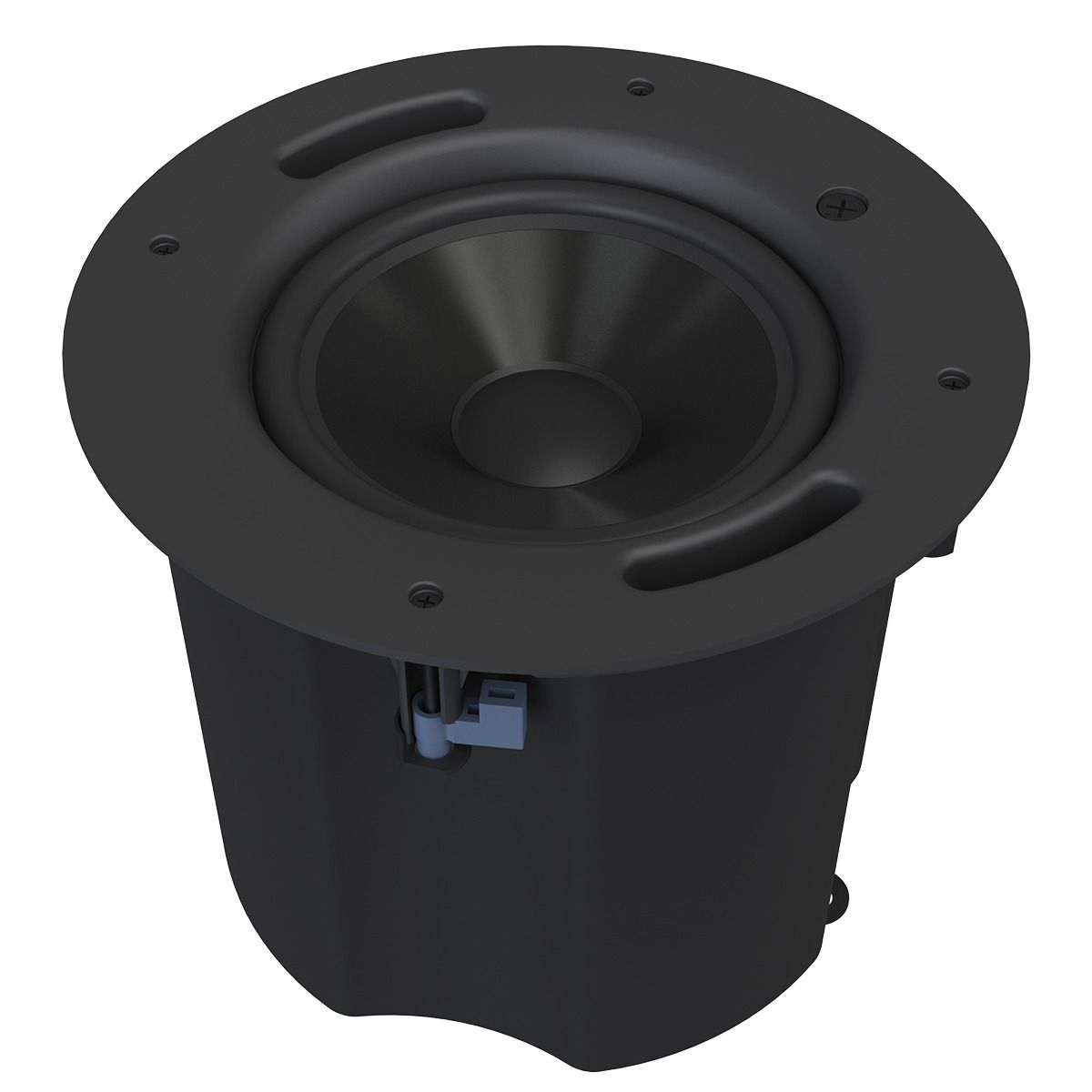 In-Ceiling 8in 70v/100v Subwoofer, 200W, Black w-TB80