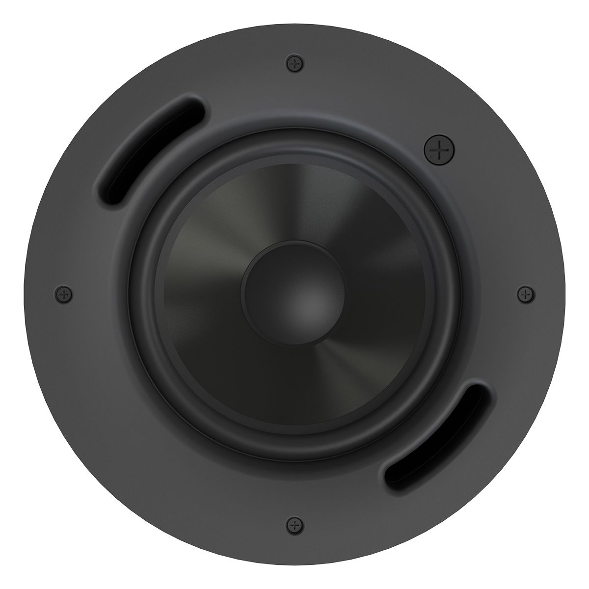 In-Ceiling 8in 70v/100v Subwoofer, 200W, 180 Deg, Black