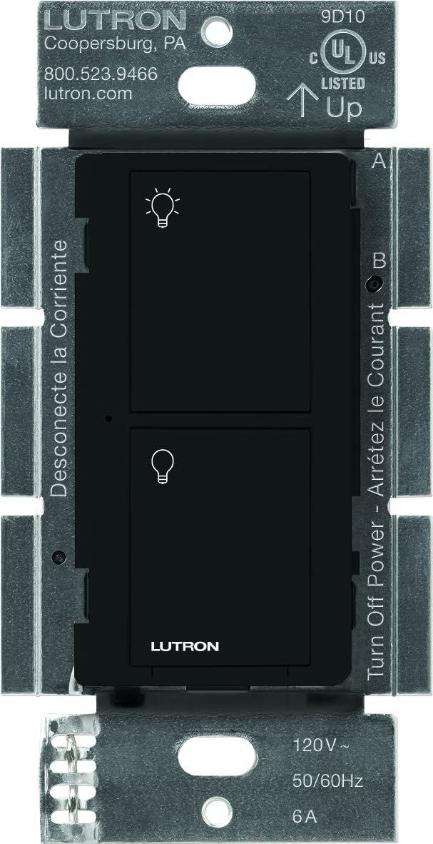 CASÉTA 6A SMART SWITCH - NEUTRAL REQ\'D - GLOSS BLACK