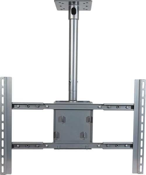 37 in - 70 in FLAT PANEL CEILING MOUNT - SLVR