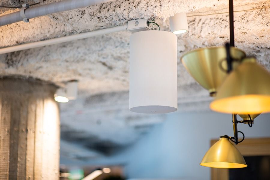 Pendant 8in 70v/100v OP Speaker 200w, 110 Deg, White