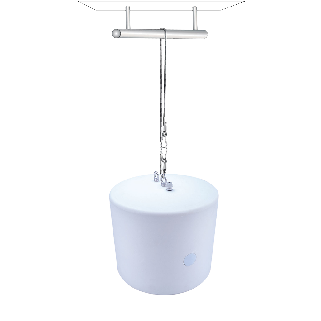 White Pendant Enclosure for 6.5in In-Ceiling Sonic Vortex