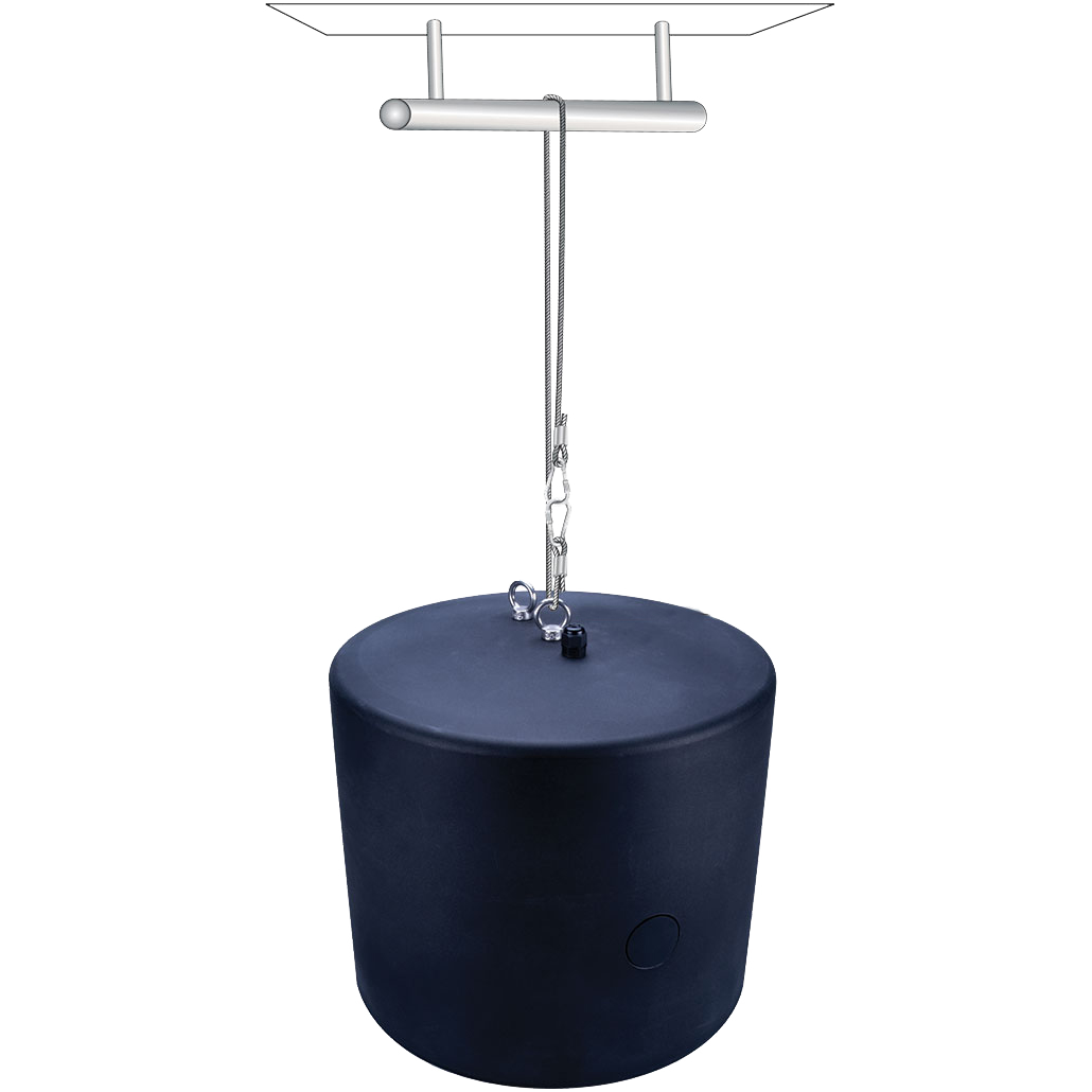 Black Pendant Enclosure for 8in In-Ceiling Sonic Vortex
