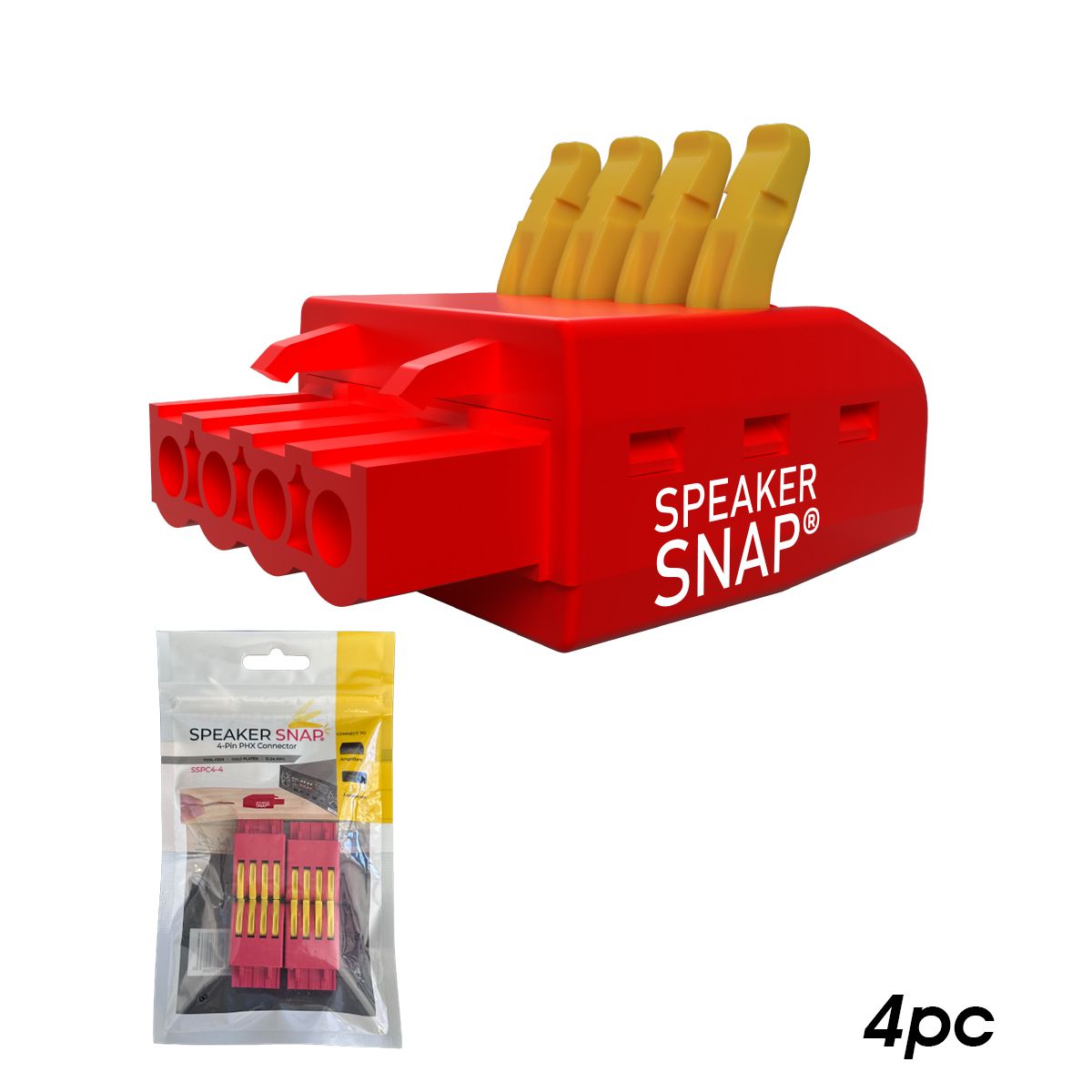 PHX (Phoenix) Toolless Connector 4-Pin / 4 Pieces