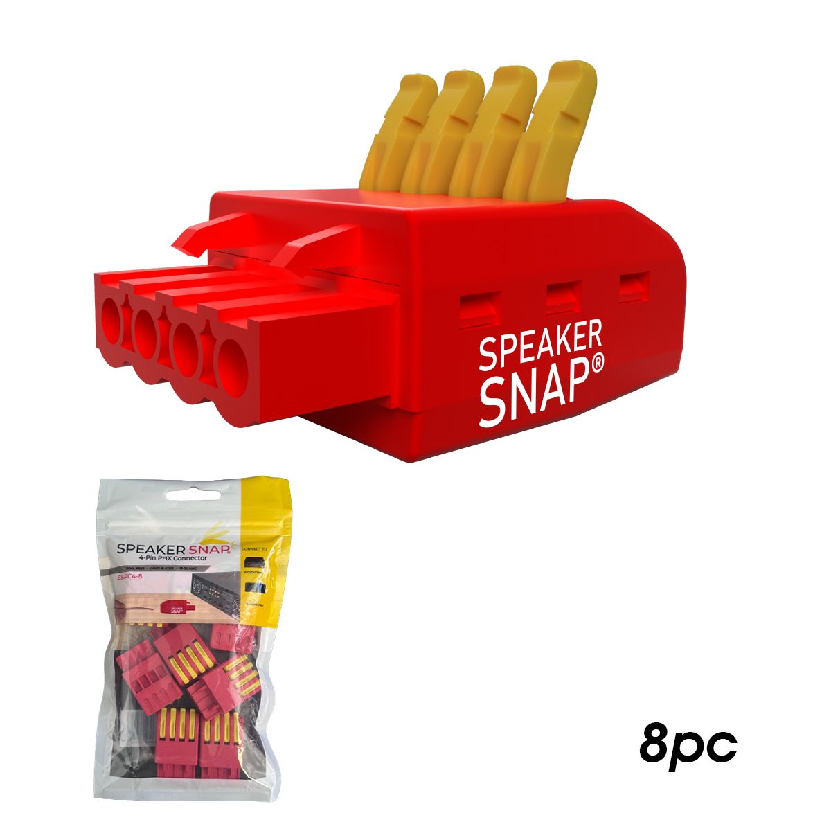 PHX (Phoenix) Toolless Connector 4-Pin / 8 Pieces