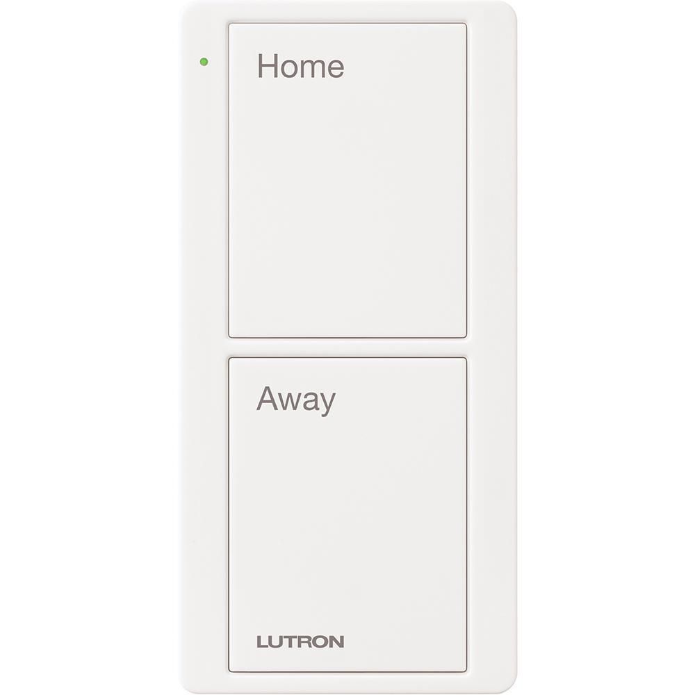 PICO REMOTE 2 BUTTON (HOME / AWAY) TEXT - GLOSS WHITE