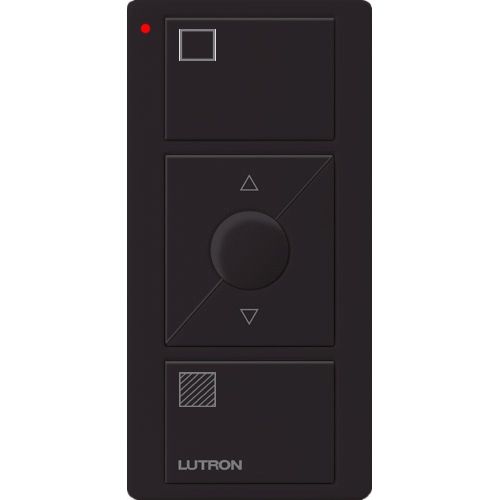 PICO REMOTE 3BRL (3B+UP/DN) SHADE ICONS - GLOSS BLACK