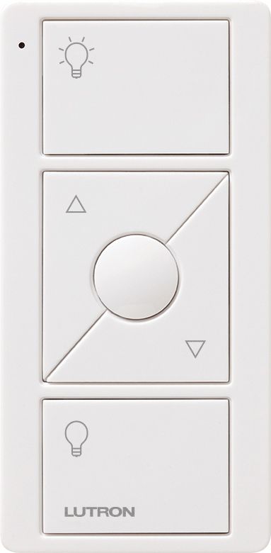 PICO REMOTE  3BRL (3B+UP/DN) LIGHT ICONS - GLOSS WHITE