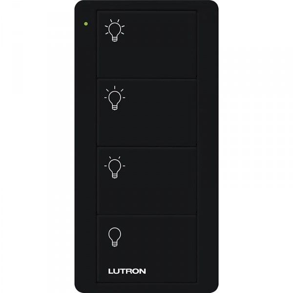 PICO REMOTE 4 BUTTON LIGHT ICON SCENE CONTROL - GLOSS BLACK