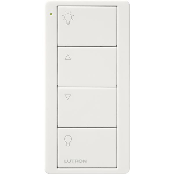 PICO REMOTE 4 BUTTON ZONE LIGHT CONTROL - GLOSS WHITE