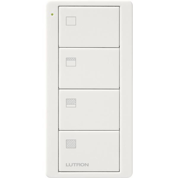 PICO REMOTE 4 BUTTON - SHADE SCENE CONTROL - GLOSS WHITE