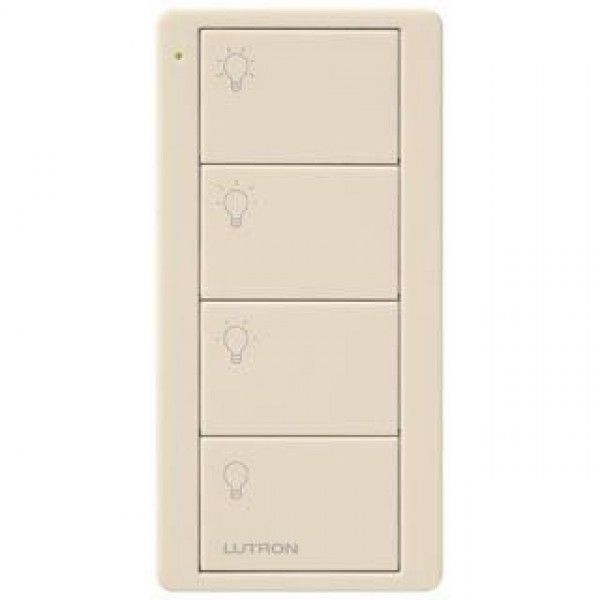 PICO REMOTE PRO 4 BUTTON SCENE LIGHT - GLOSS LIGHT ALMOND