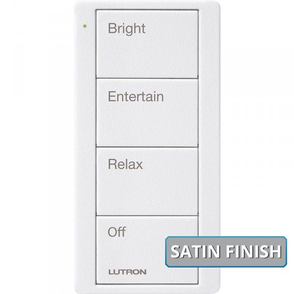 PICO REMOTE 4 BUTTON - ANY ROOM SCENE TEXT- SATIN SNOW