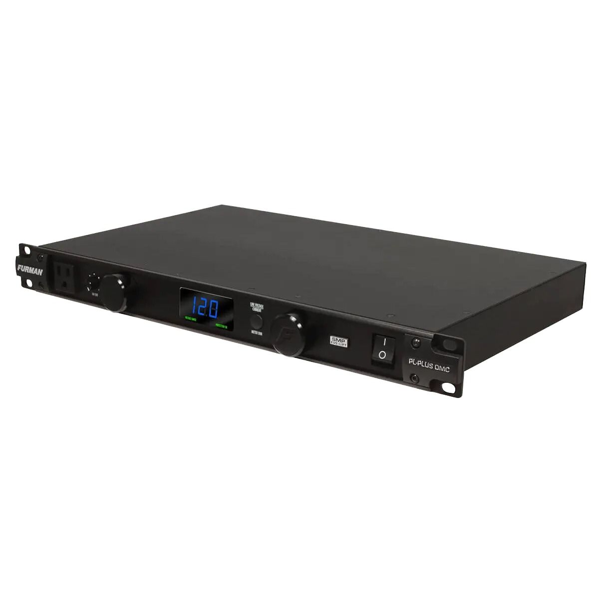15A 1U Adv Power Conditioner Volt/Amp Meter, 9 Outlet, 10Ft