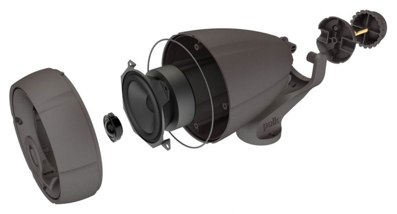 2-way landscape loudspeaker, (1) 3.5 in Driver - with Stake