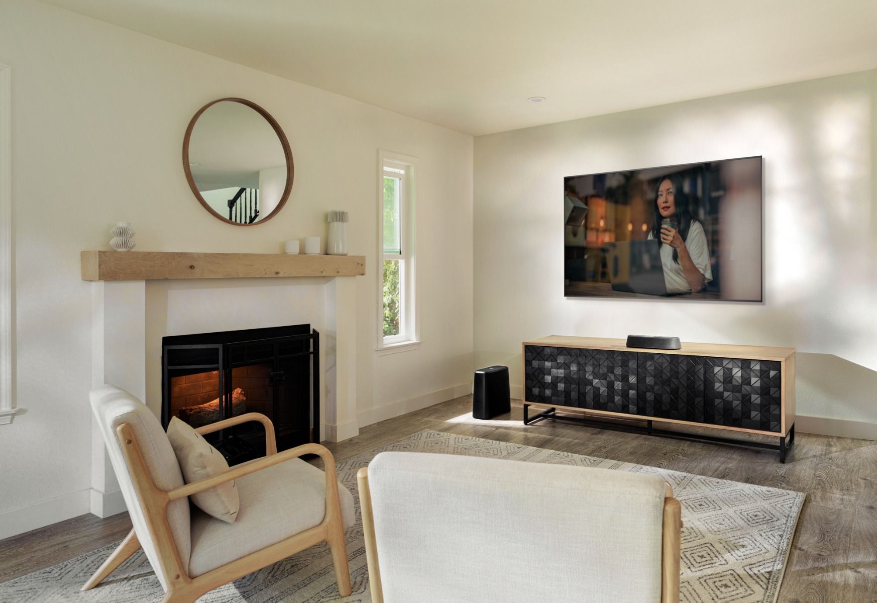 Mini Soundbar with Atmos, Airplay2 & Subwoofer