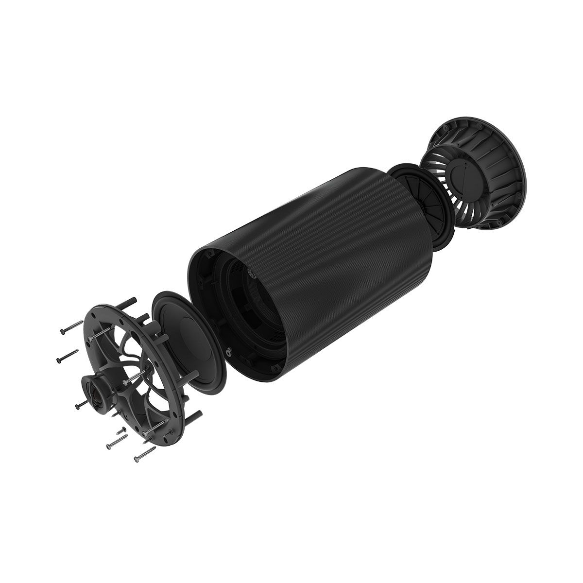 Pendant 6.5in 70v/100v OP Speaker 130w, 120 Deg, White