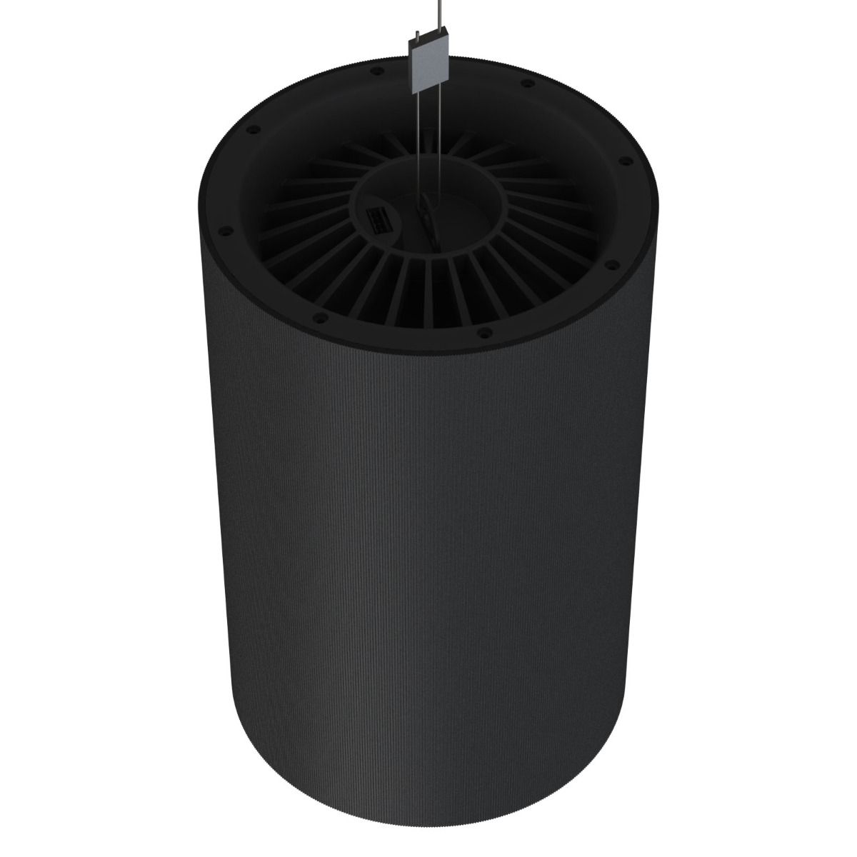 Pendant 6.5in 70v/100v OP Speaker 130w, 120 Deg, Black