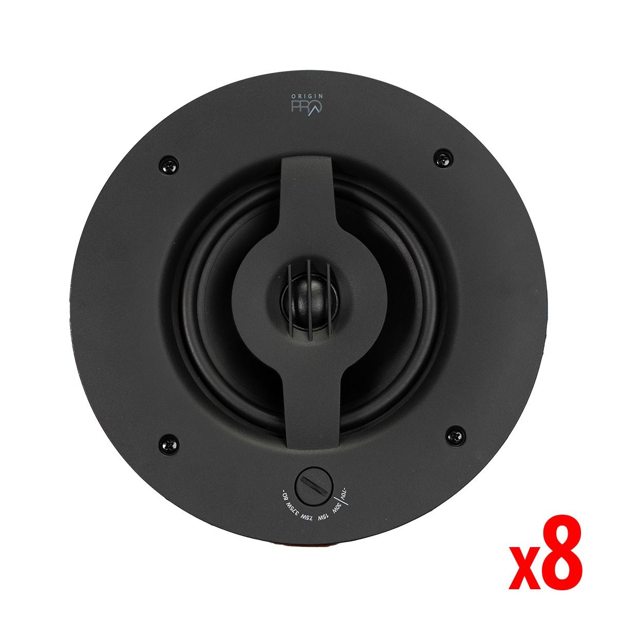 Producer Pro 6.5in In-Ceiling Speaker, 8Ohm/70v (8pc/4pr)