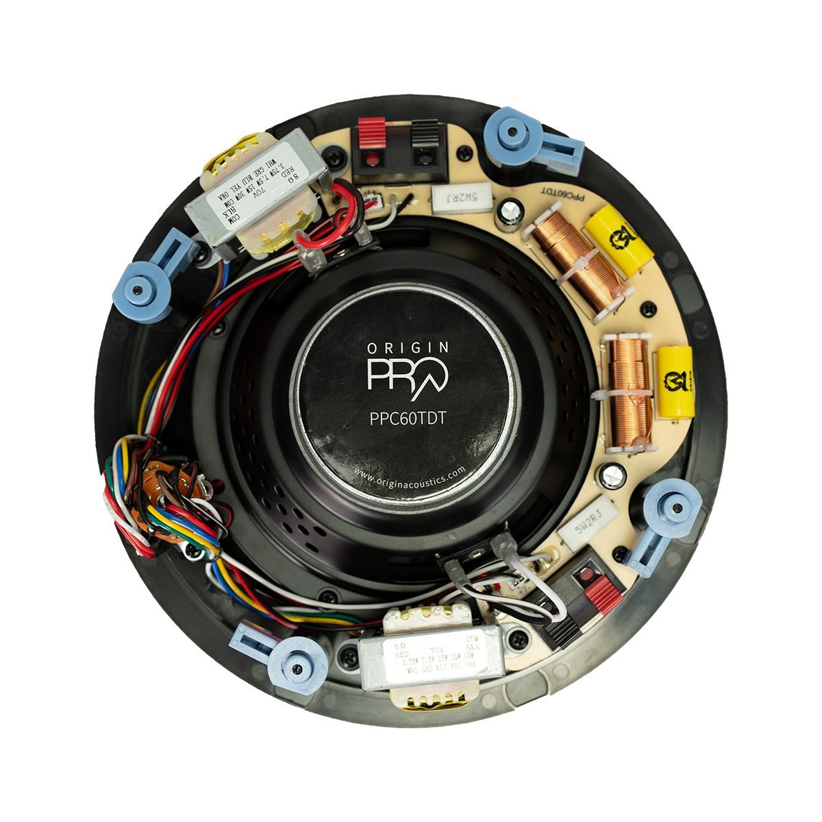 Producer Pro 6.5in In-Ceiling Dual Tweeter Speaker, 8Ohm/70v