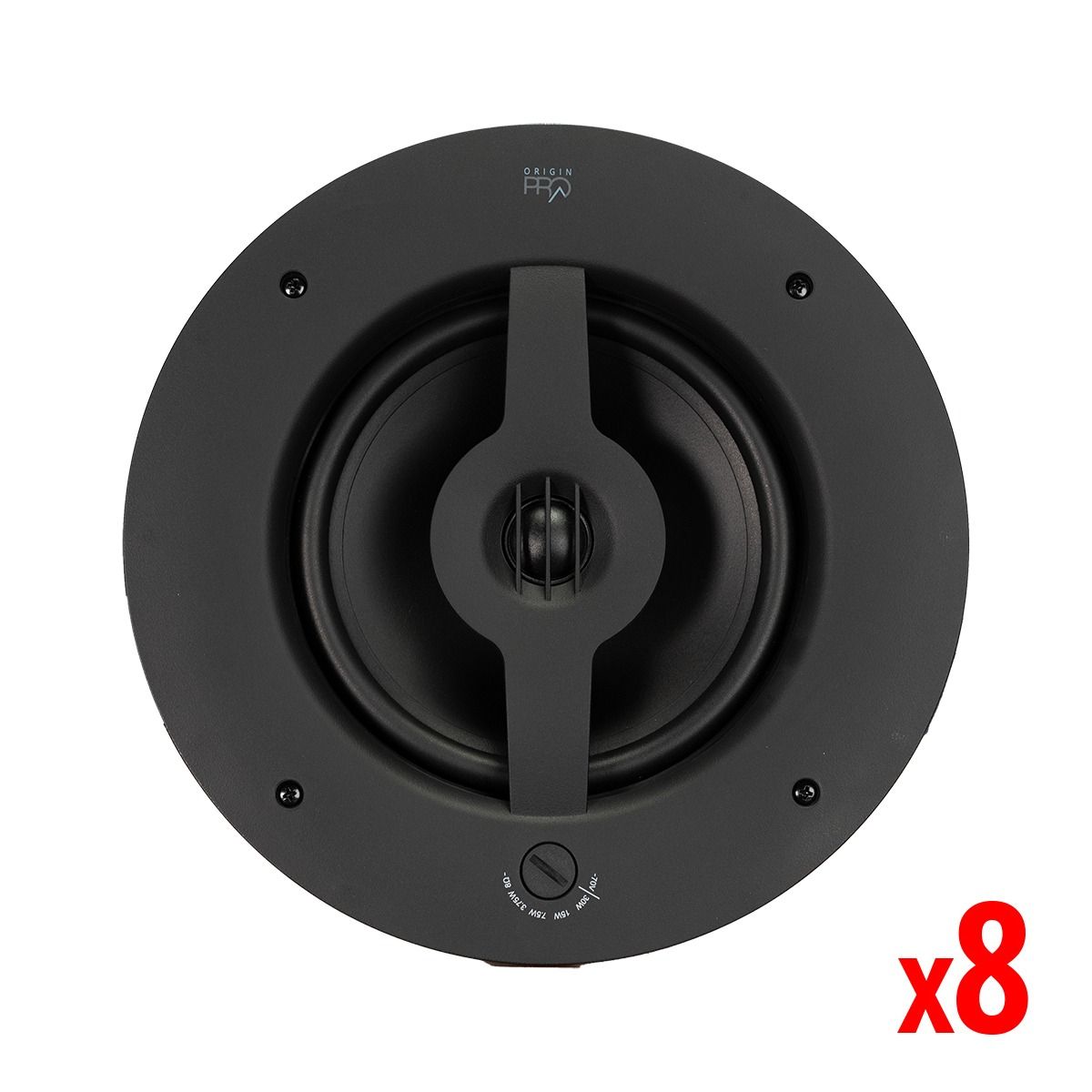Producer Pro 8in In-Ceiling Speaker, 8Ohm/70v (8pc/4pr)