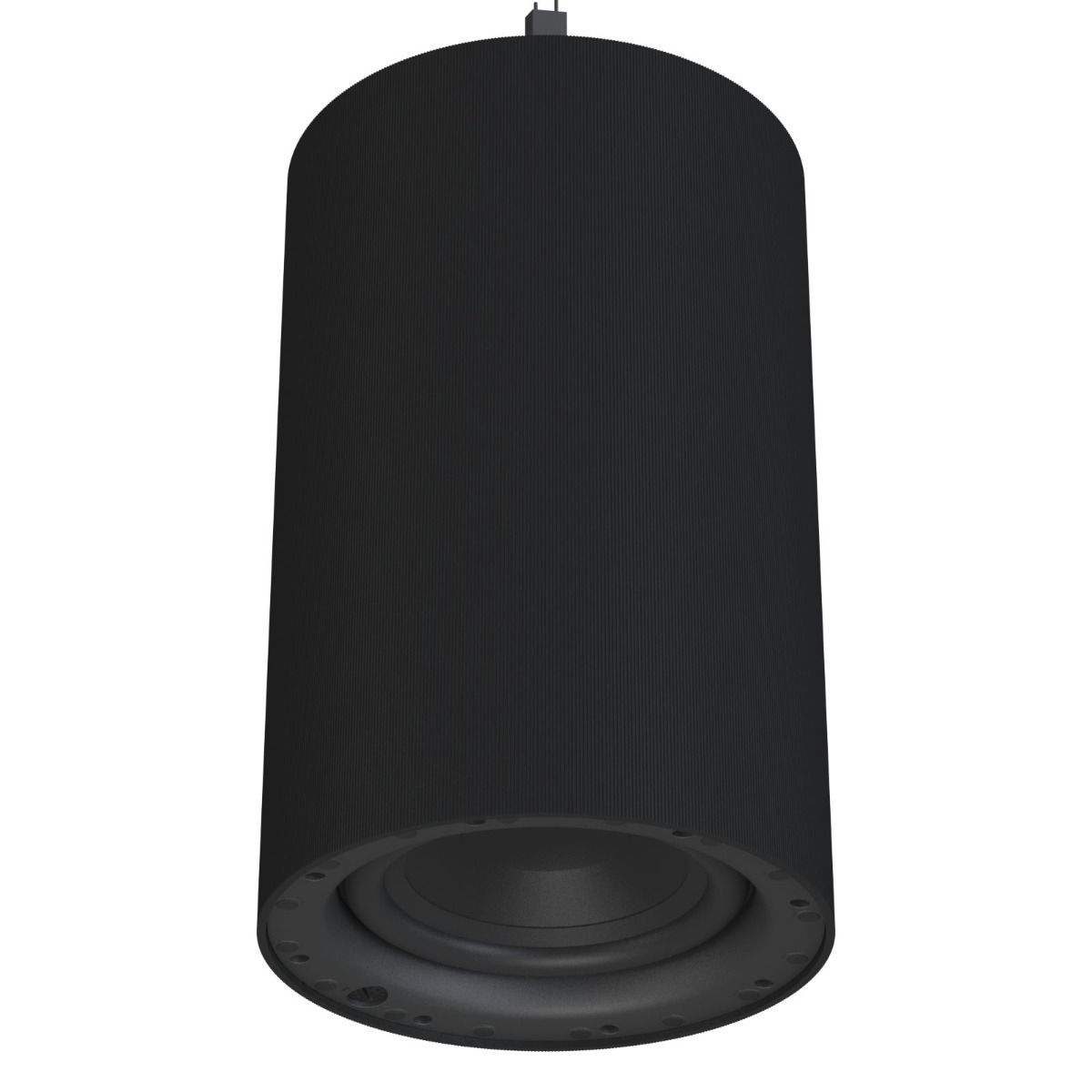 Pendant 8in 70v/100v Subwoofer, 200W, 180 Deg, Black