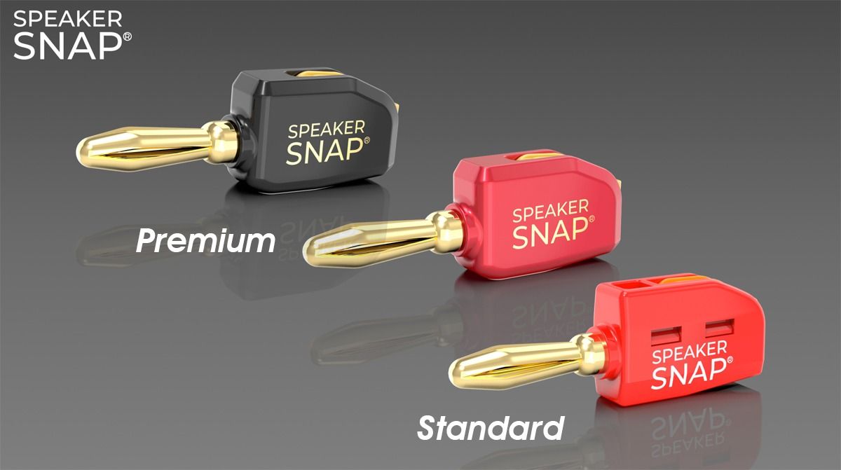 Premium Banana Plugs Red & Black 2 Pair / 4 Pieces