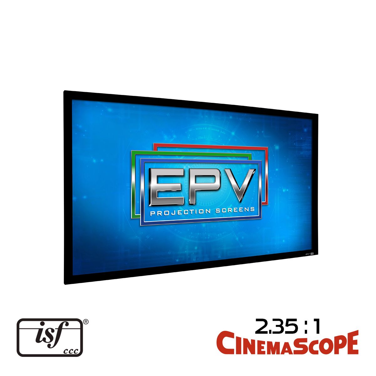 Fixed Frame Screen, ISF, Thick Bezel 2.4in - 158in (2.35-1)