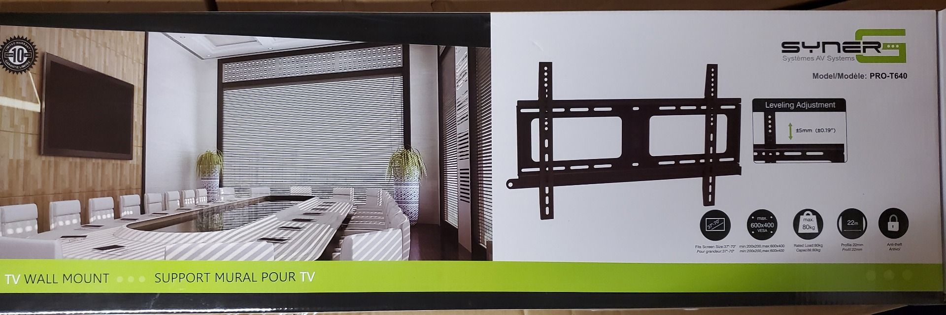 Professional FIXED TV Bracket 600x400
