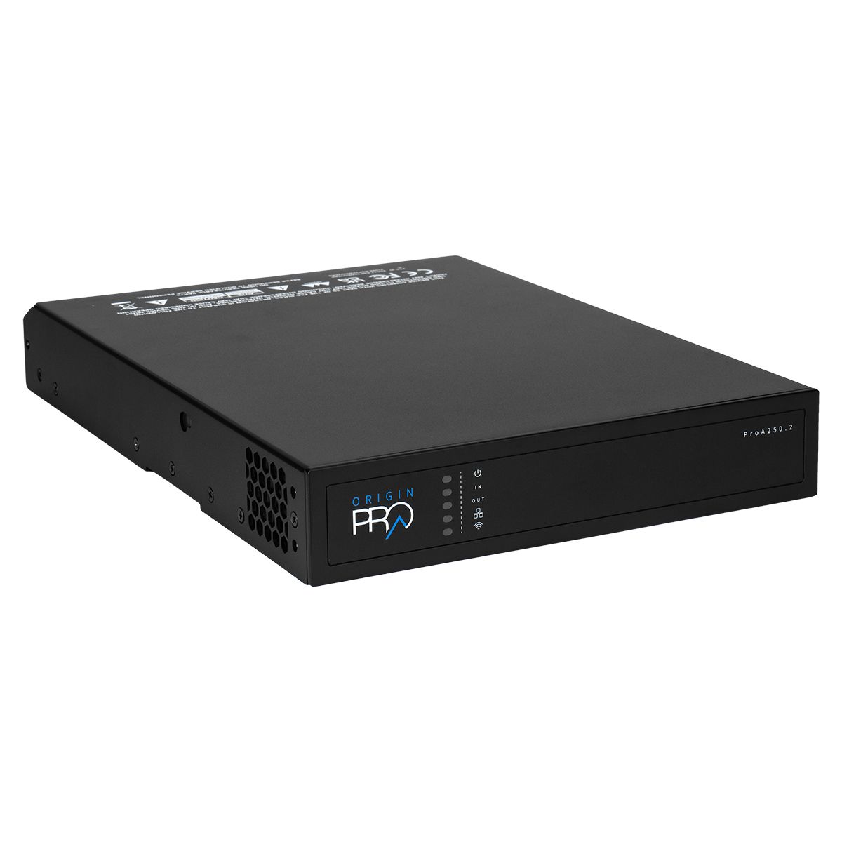 500w IP Amplifier - 4ch @ 8ohm or 2ch @ 70v/100v, 1U Hlf Rk